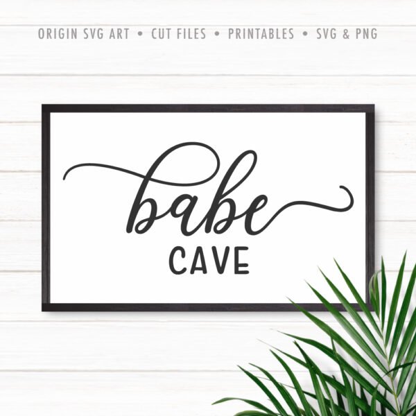 Babe Cave SVG