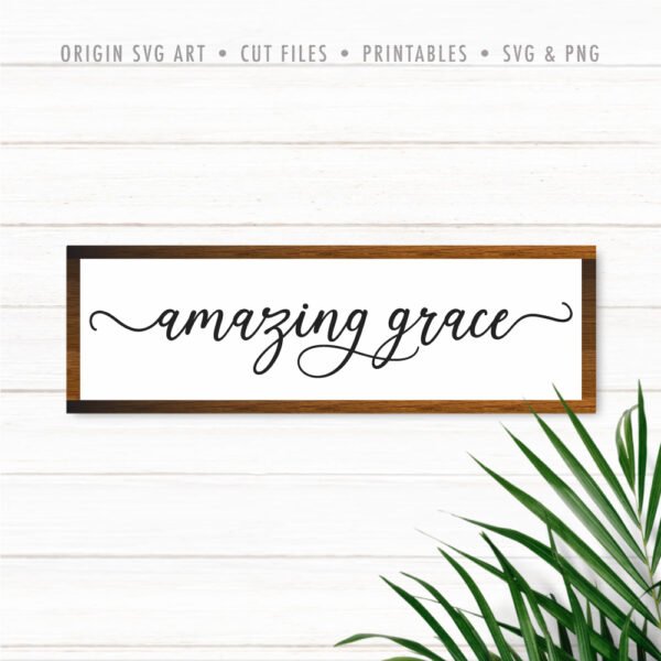 Amazing Grace SVG