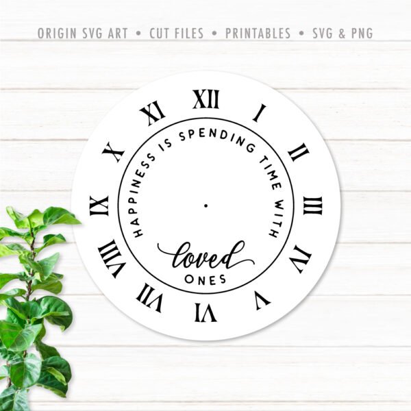 clock-face-happiness-is-spending-time-with-loved-ones svg