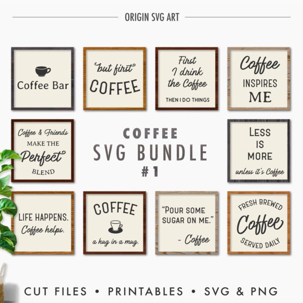 Coffee SVG Bundle