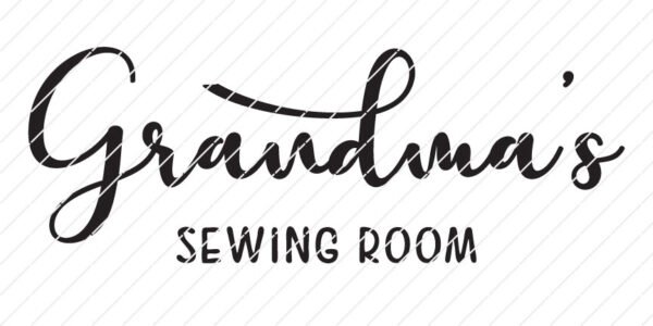 Grandma's Sewing Room SVG