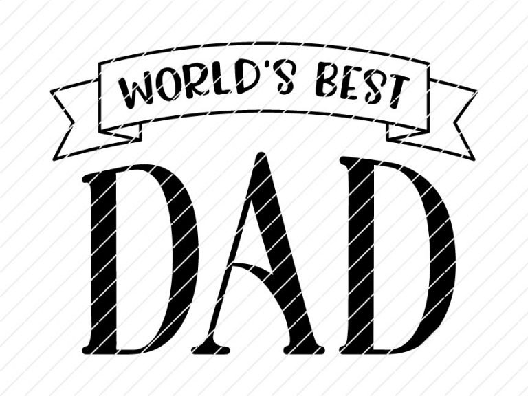 World’s Best Dad, Father’s Day SVG – Origin SVG Art