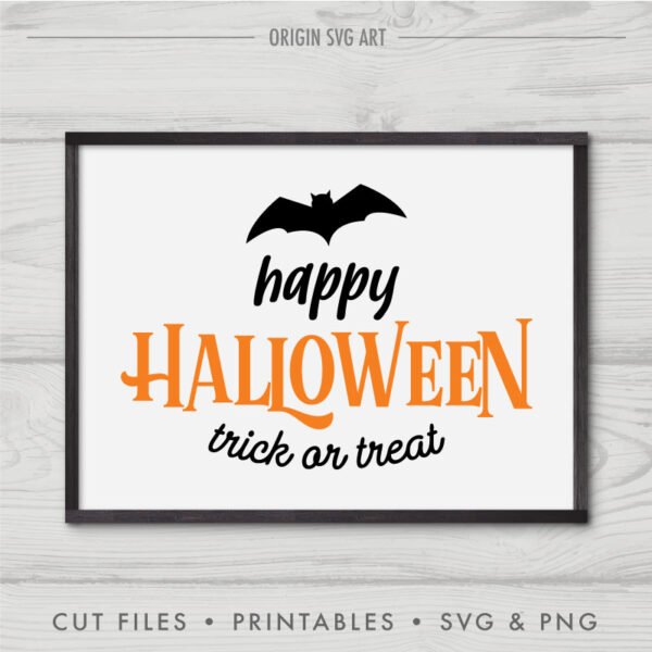 Happy Halloween Trick Or Treat SVG