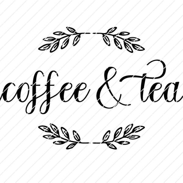 coffee and tea svg
