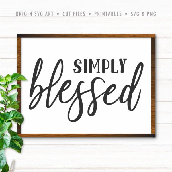 Simply Blessed Archives Origin Svg Art