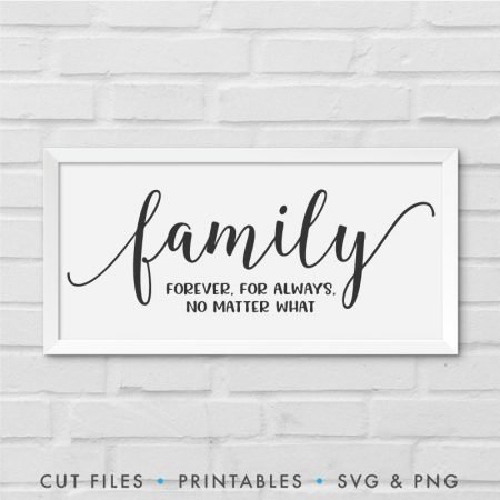 Family forever for always no matter what SVG – Origin SVG Art