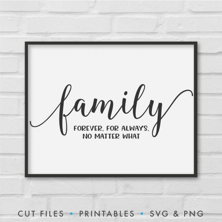 Family forever for always no matter what SVG – Origin SVG Art