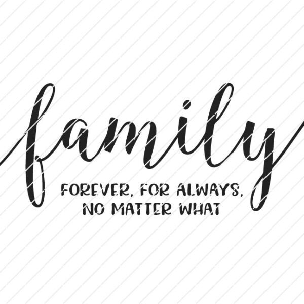 family cricut file