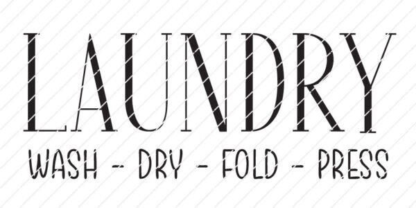 Laundry: Wash, Dry, Fold, Press SVG