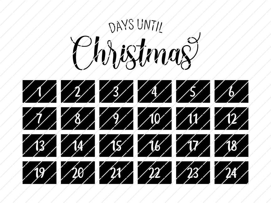 Bundle Days Until Christmas SVG - Origin SVG Art