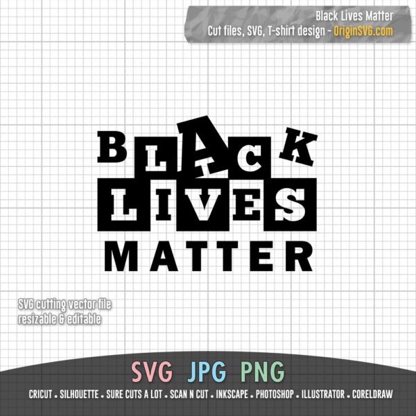 black lives matter SVG