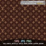 L and V Pattern - Seamless LV Pattern SVG - Origin SVG Art