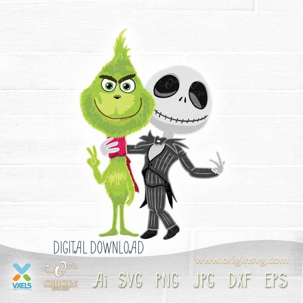 Grinch And Jack Skellington Png