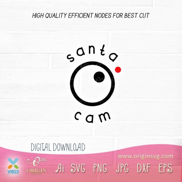 santa cam svg file