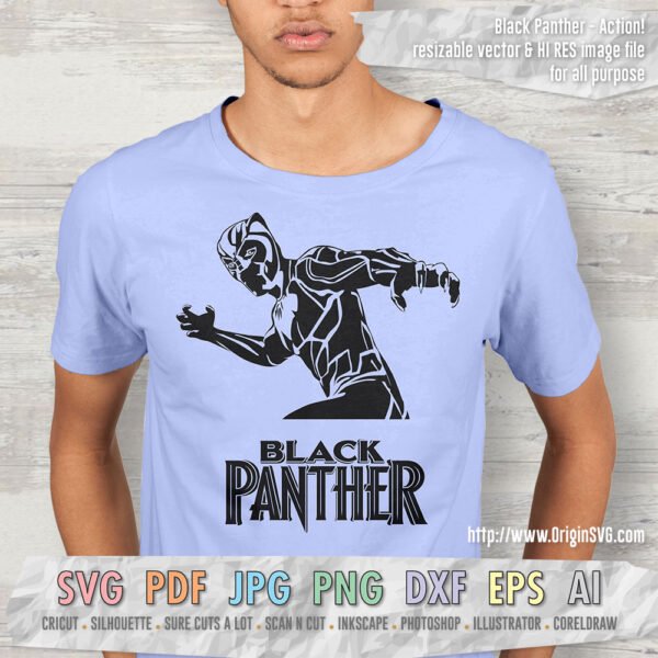 black panther SVG set 1