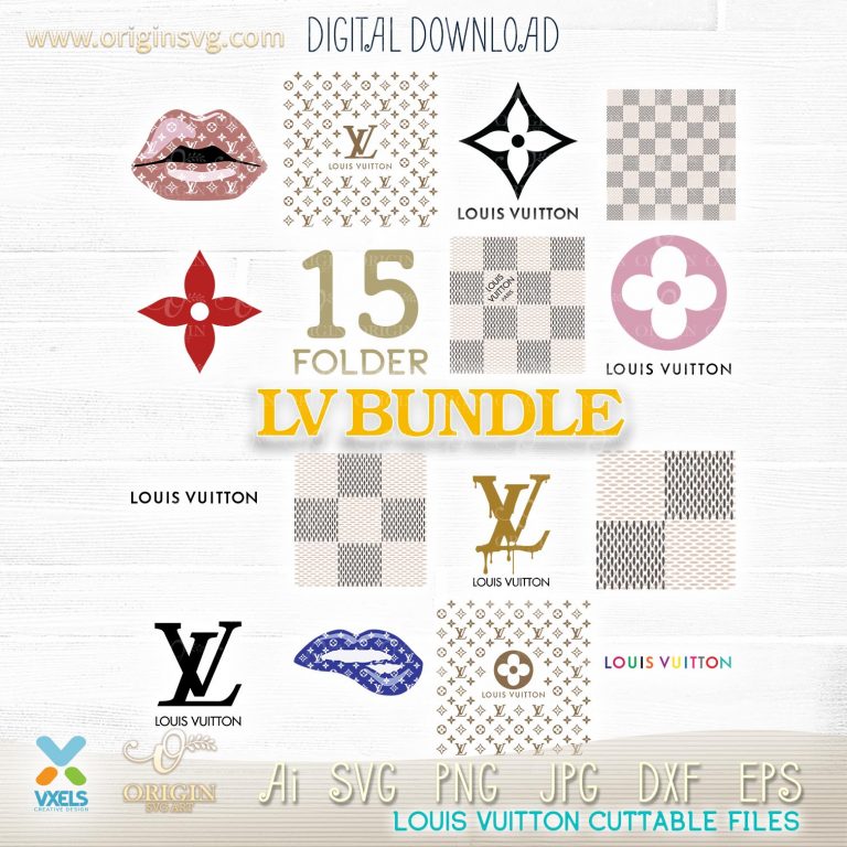 Dripping LV INSTANT DOWNLOAD cut file SVG – BB Digital Prints and