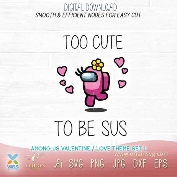 cute among us svg