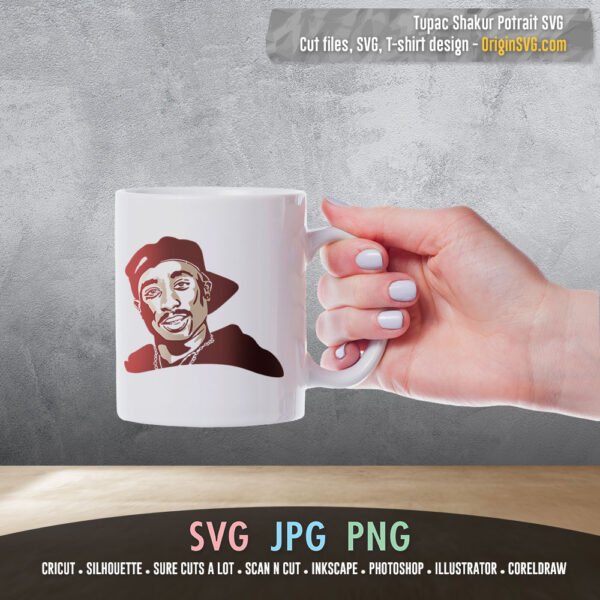 2PAC SVG Tupac Shakur