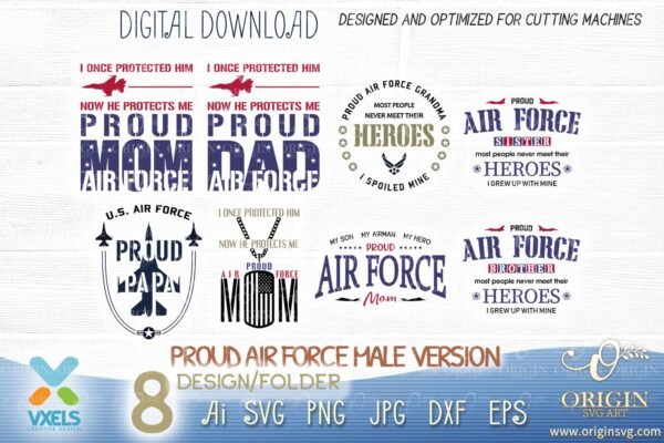 proud air force svg