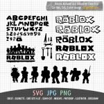 Roblox Alphabet and Silhouette Collection SVG Cut files – Origin SVG Art