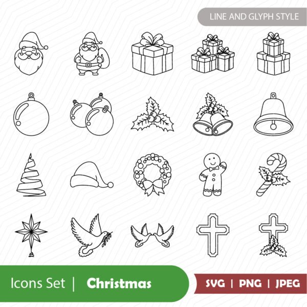 Christmas Icons Set