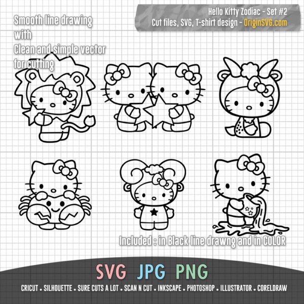 Hello Kitty Zodiac Set 2